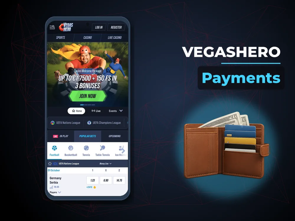 Vegashero - Payments
